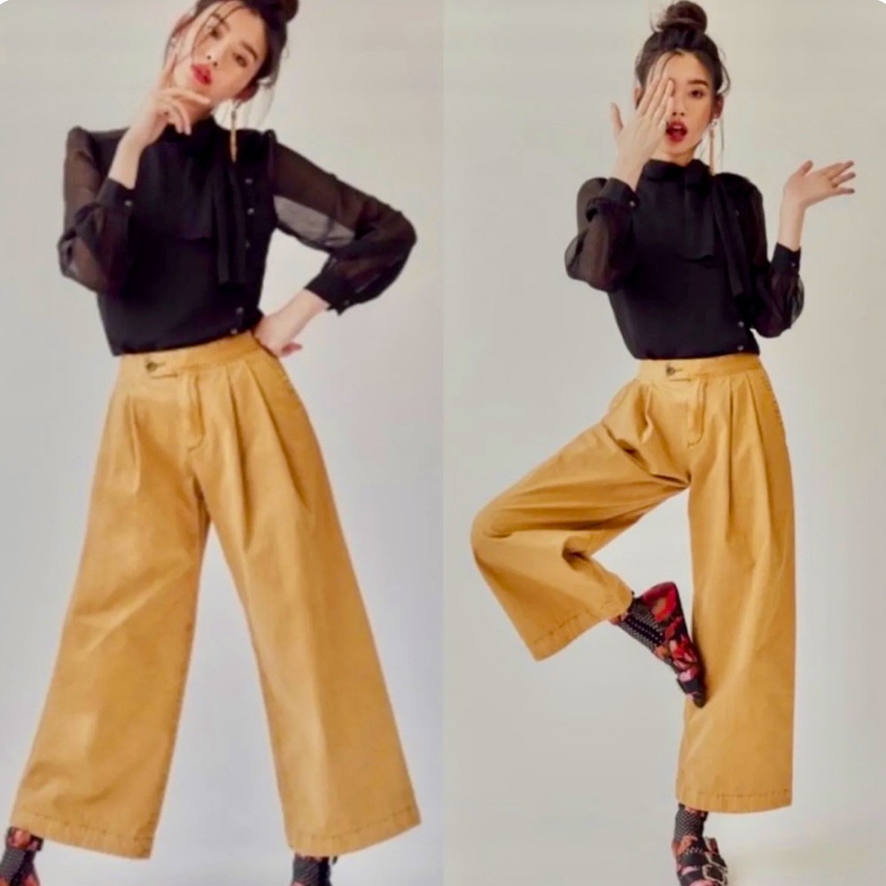 Free People Wide Leg Pants Size 6